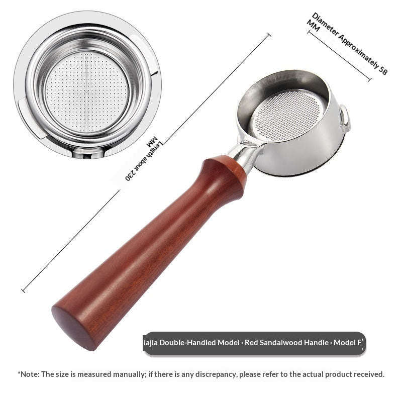 Italian-Style Coffee Machine Portafilter Bottomless Filter for Espresso