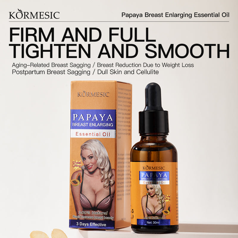 Papaya Breast Enhancement Essential Oil 30ml for Natural Firming & Skin Care