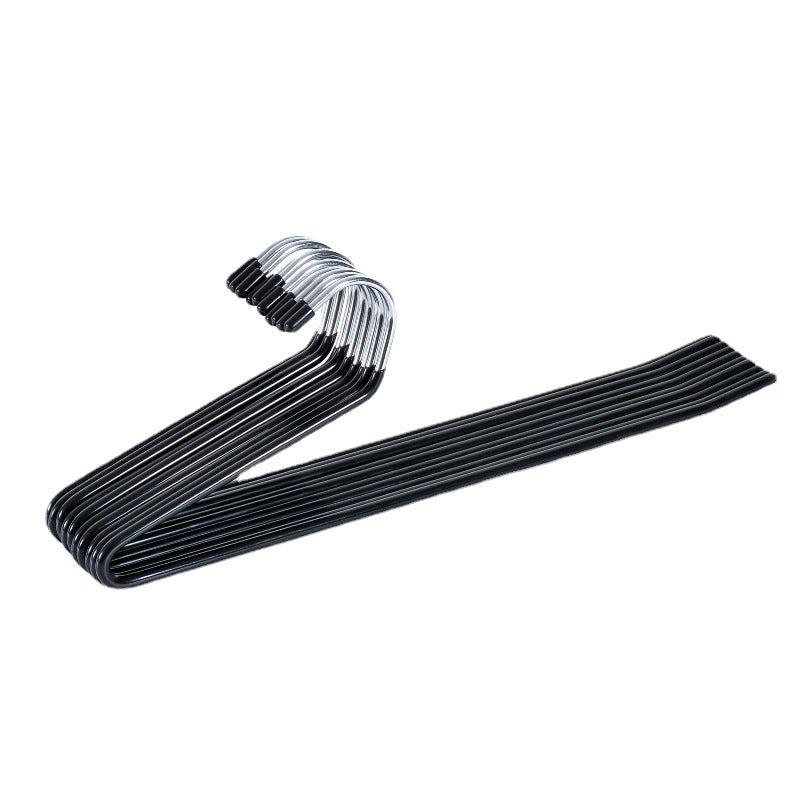 Z-Shaped Pant Rack Clothes Holder Anti-Slip Dryer Hanger for Wardrobe