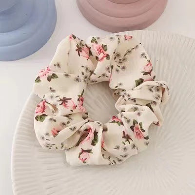 Korean Fruit Pig Large Intestine Hair Ring Organza Hair Accessory for Women