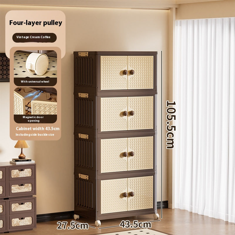 Foldable Household Storage Cabinet - Multiple Sizes & Layers