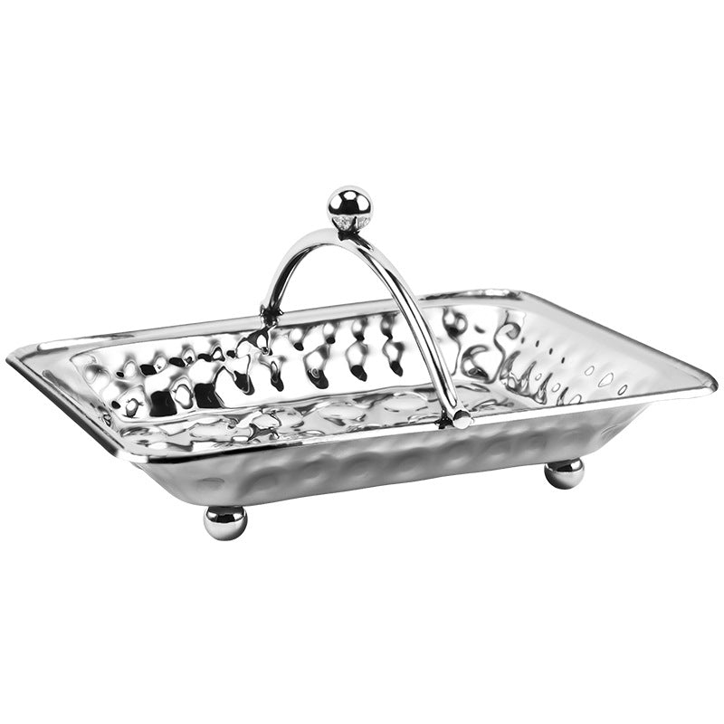 Stainless Steel Towel Basket for Kitchen & Bathroom Storage - Hot & Cold Wet Meal