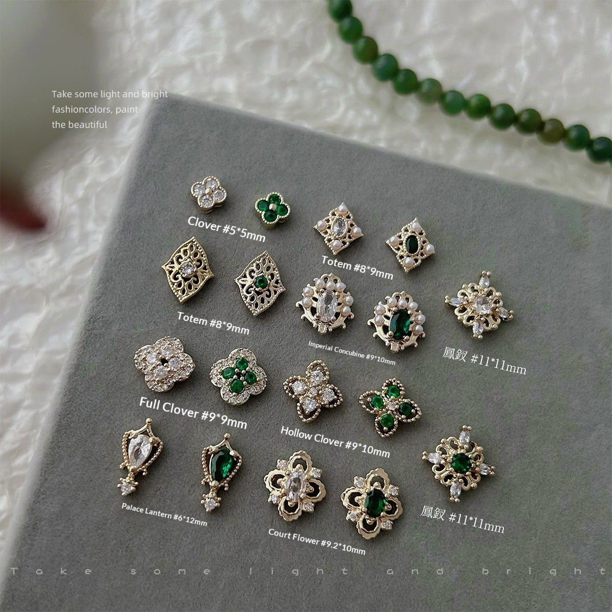 Wearable Nail Rhinestones for Manicure Decorations - Multiple Styles