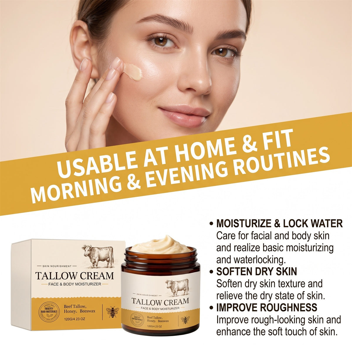 Moisturizing And Nourishing Honey Ox-Ghee Cream