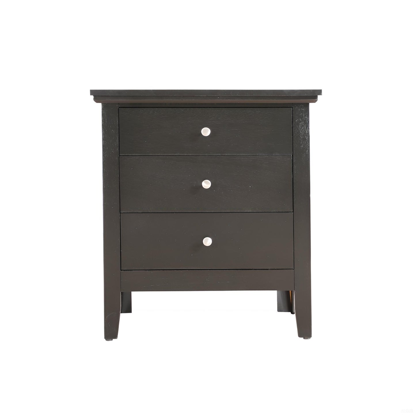 Chic Black Casual Nightstand For Bedrooms