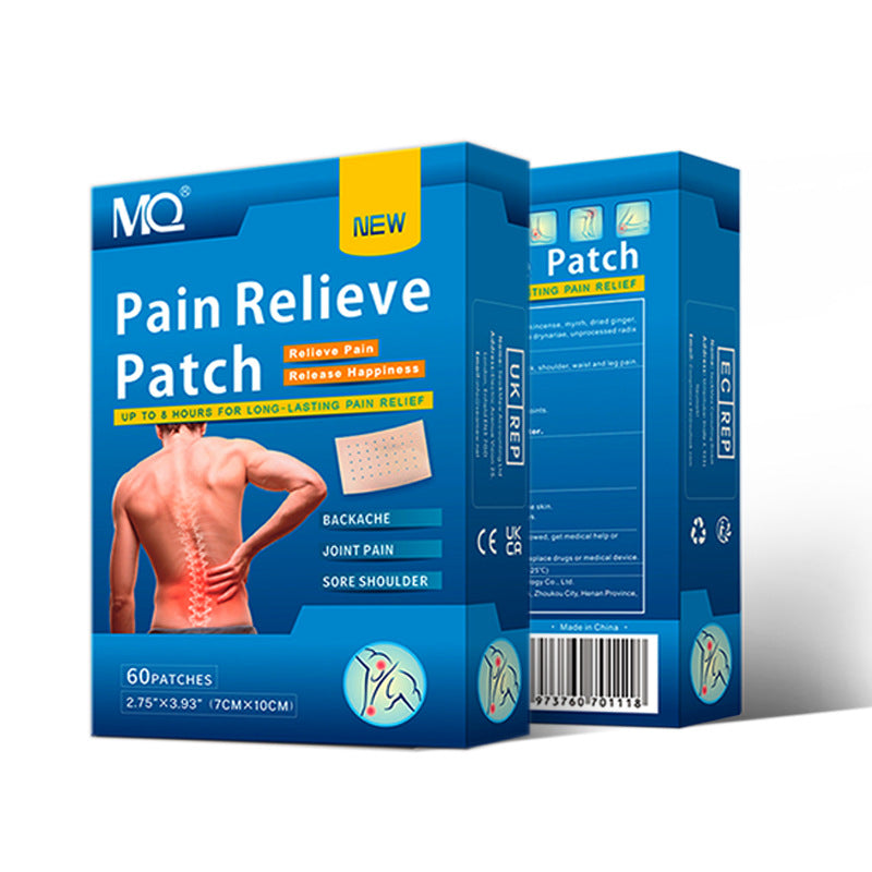 Joint Support Plaster - 60 Pieces Body Pain Relief for Neck, Knee, Shoulder, Lumbar