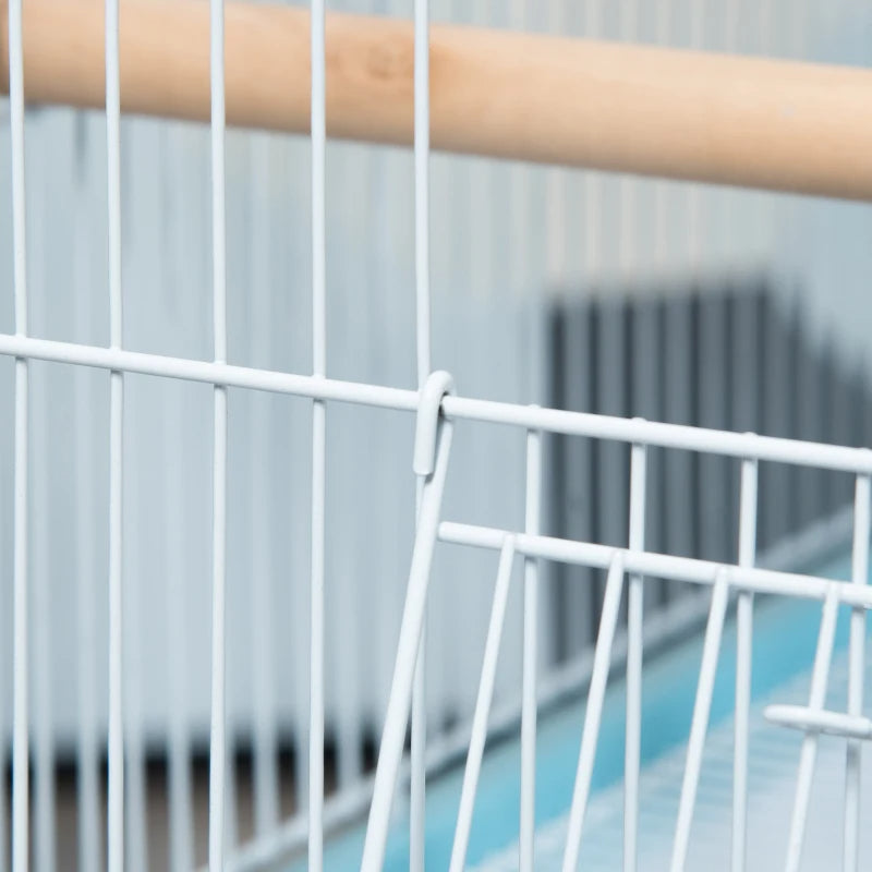 Large Bird Cage with 55-Inch Height and 20.5-Inch Width, Easy Clean & Rolling Wheels