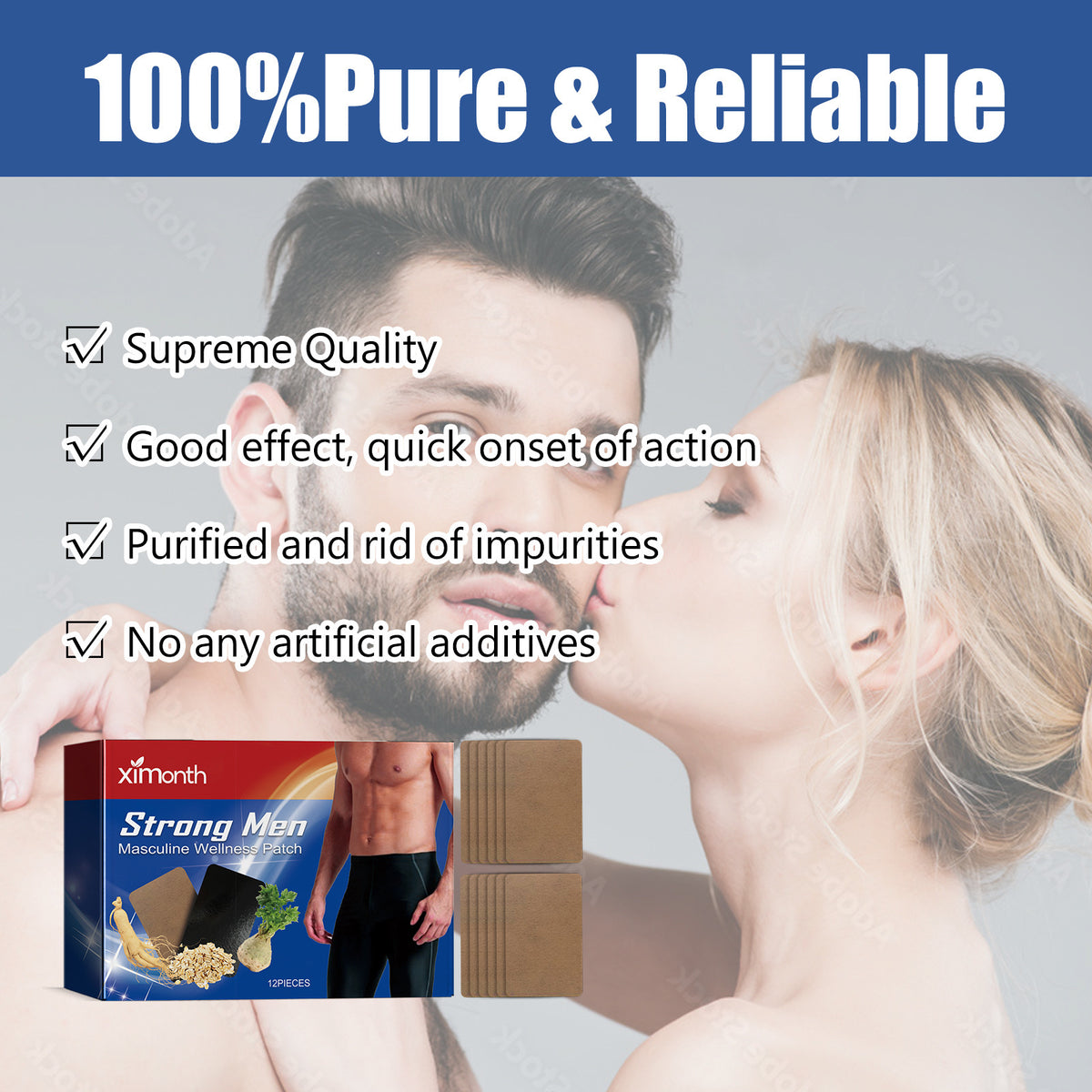 Men's Skin Care Patches - Gentle Body Pampering, Portable Pack