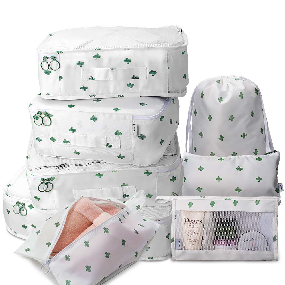 8-Pack Travel Storage Bags Set for Organization and Packing