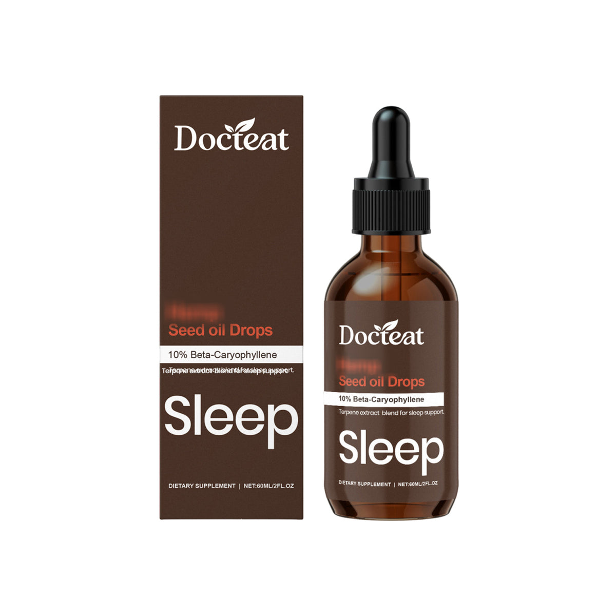 Sleep Support Drops - Hemp Seed Oil & Terpene Blend for Relaxation 60ml