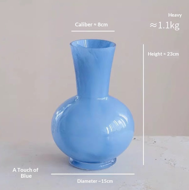 Luxury Stained Glass Vase for Home Decor & Flower Arrangements