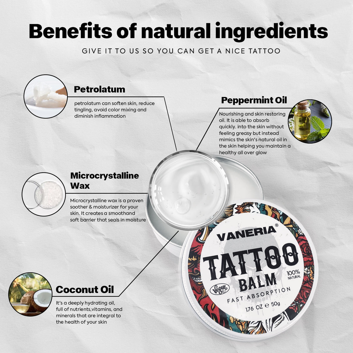 Tattoo Cream Moisturizing And Antibacterial To Relieve Skin Pain