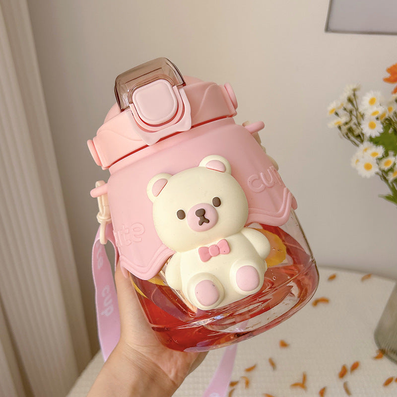 Large Capacity Children's Tea Kettle with Filter and Cup - 1.3L