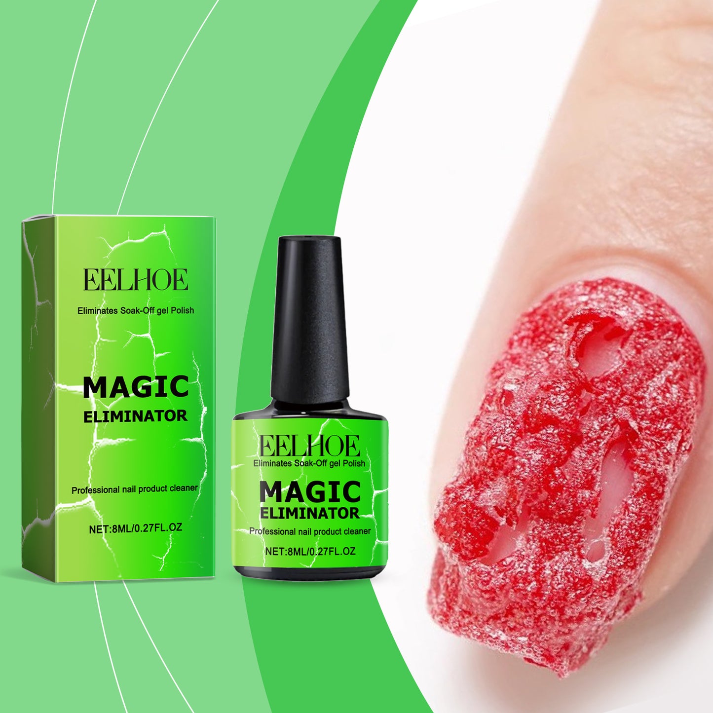 Gentle Nail Polish Remover Solution - Fast-Acting Moisturizing Formula