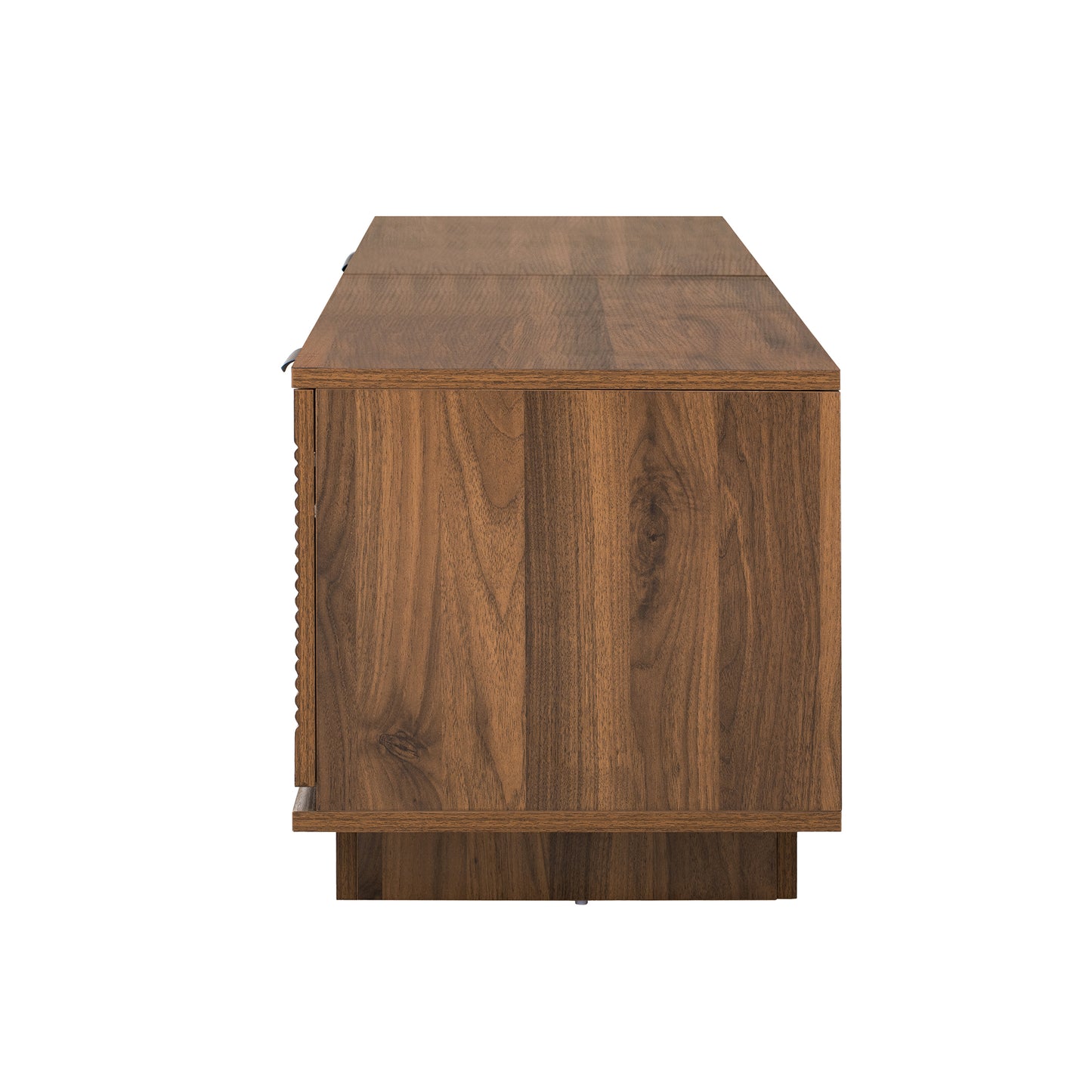 78 Inch Modern TV Stand for 85 Inch TVs - Walnut Finish