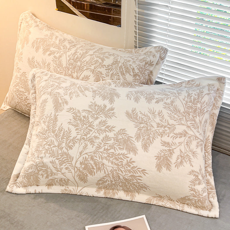 Extra-Thick Milk Velvet Pillowcases - Soft Home Textiles, 1 Pair