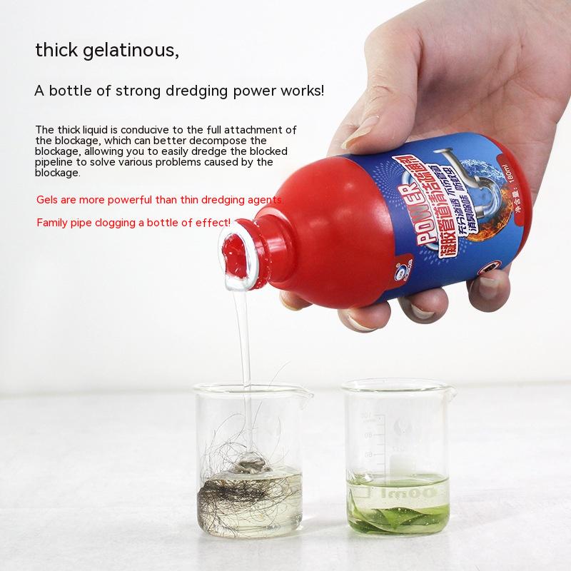 Liquid Pipe Dredging Agent 180ml - Unclogs Plumbing Pipes