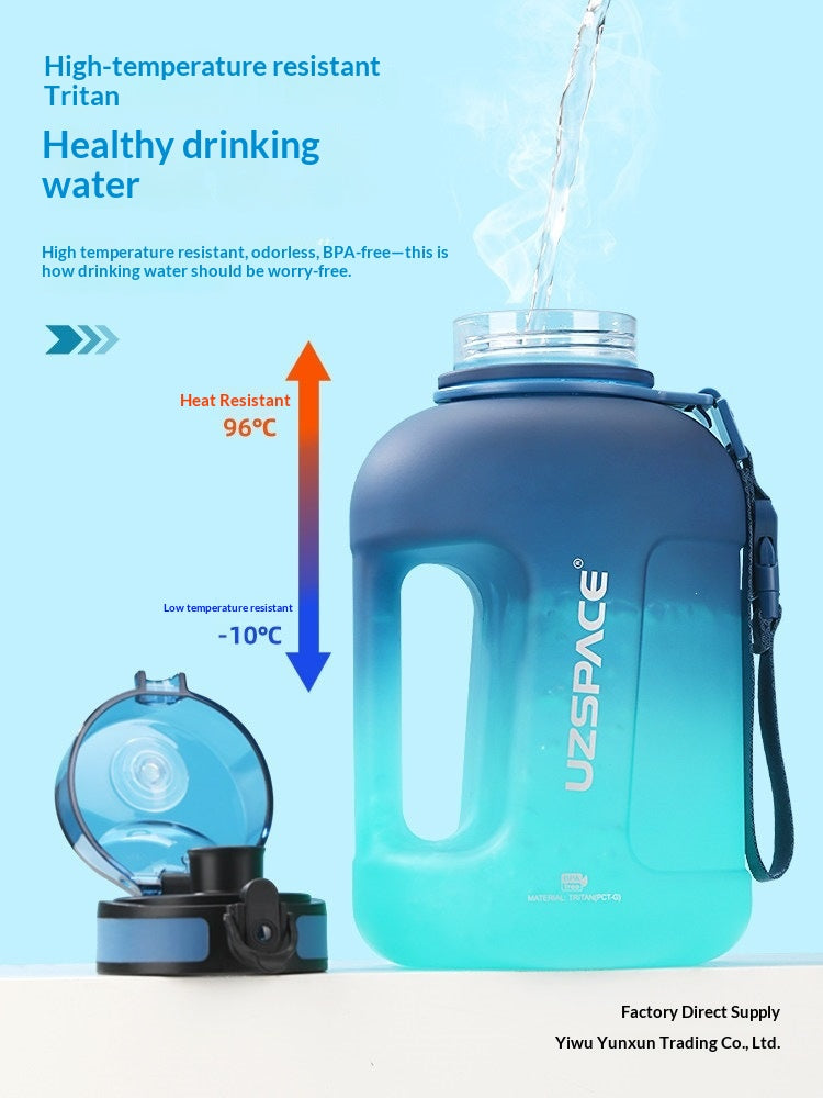 Large Capacity Sports Water Bottle - Hydration Flask for Fitness & Outdoor Use