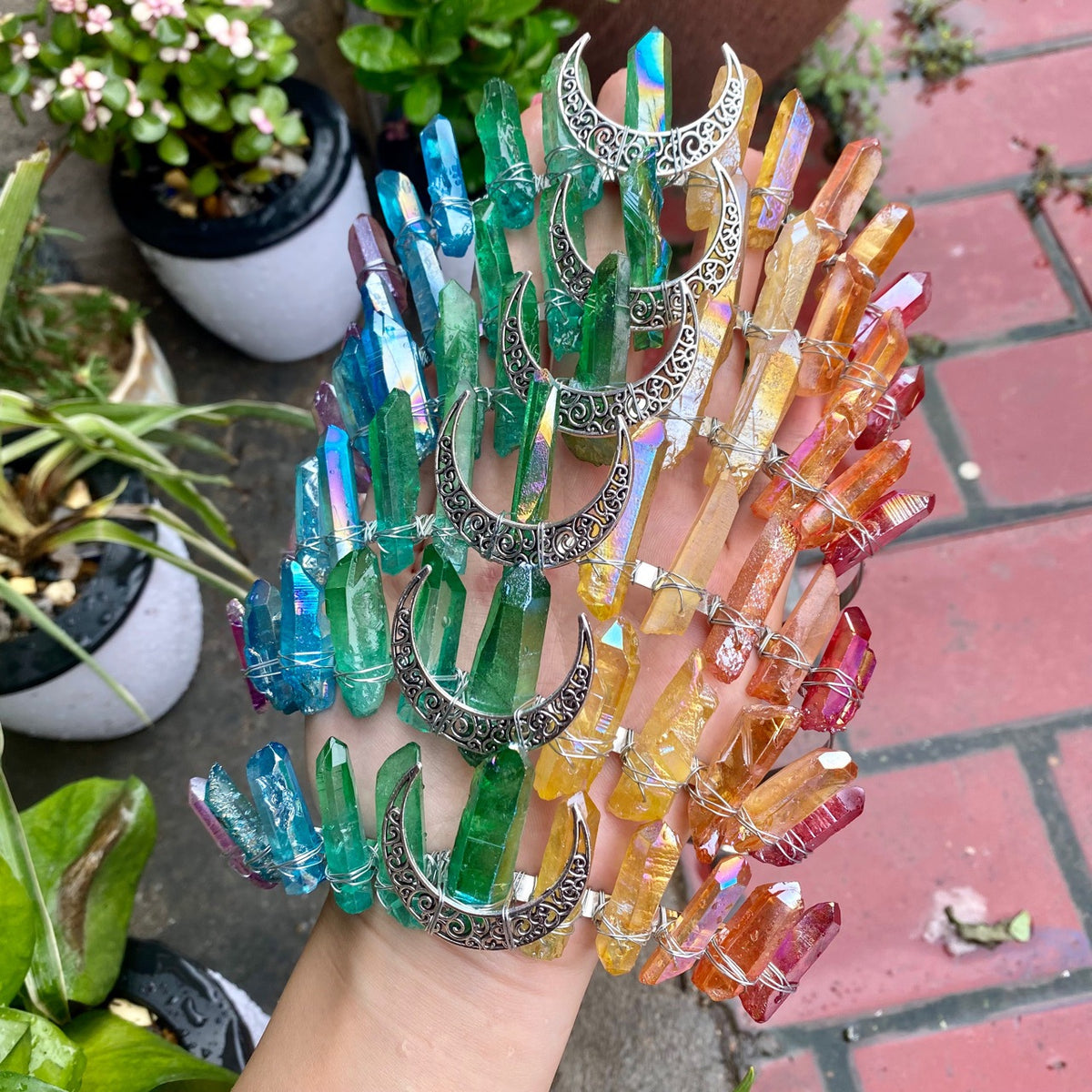 Crystal Rainbow Hair Hoop Headband