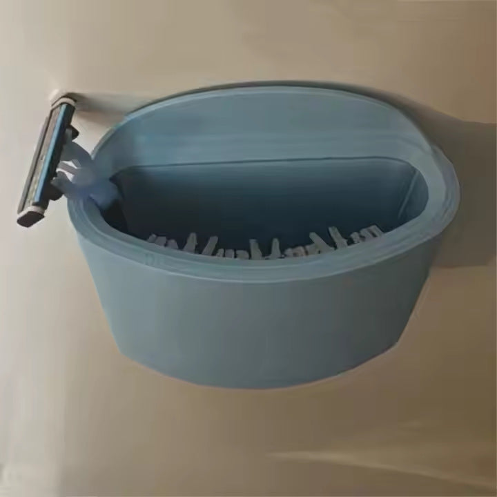 Bathtub Hair Catcher Box - Bathroom Hair Drain Protector, PVC Hair Trap, Hair Collection Basket