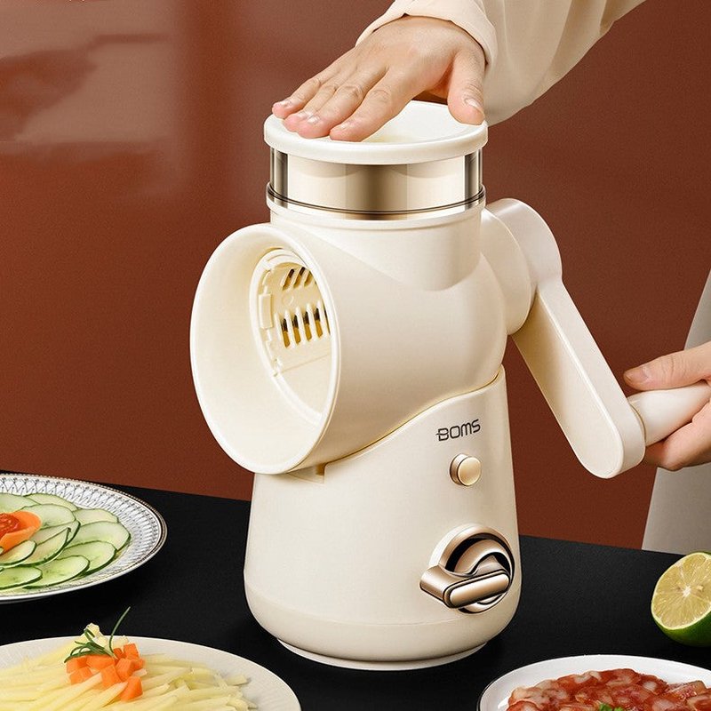 Multi-Function Vegetable Cutter Roller for Kitchen Food Prep - Stainless Steel Blades