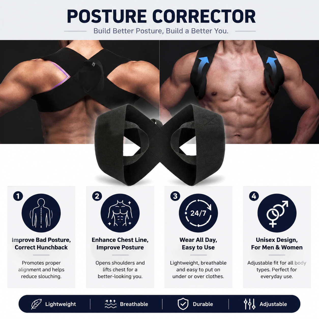 Adjustable Heavy Shoulder Straps for Weight Training