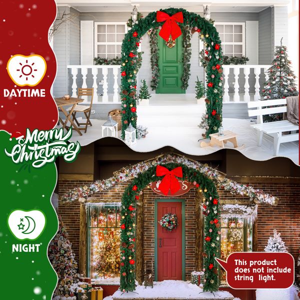 PVC Christmas Arch Decoration - 240x40x265cm
