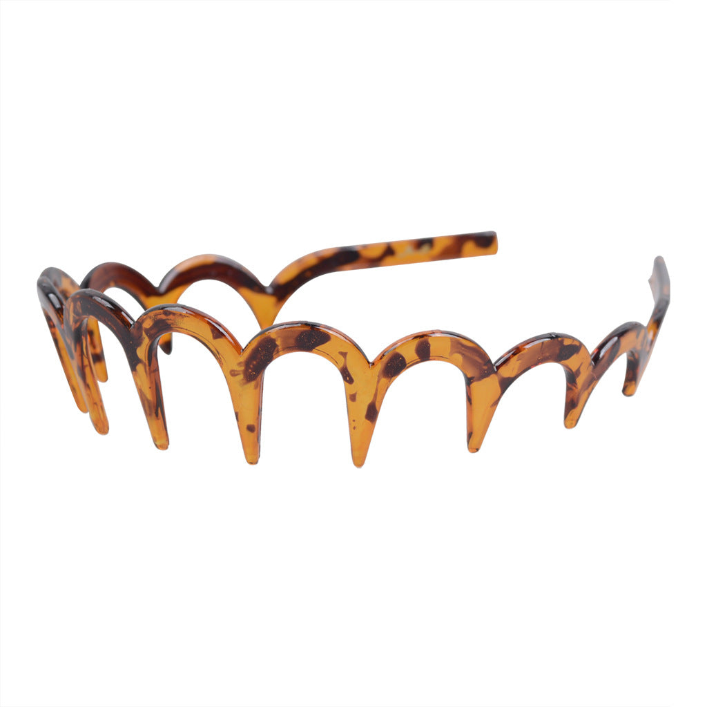 Drop-Resistant Toothed U-Shaped Hair Headband for Hair & Beauty