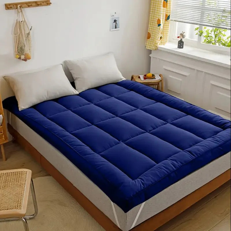 Full Mattress Topper Pad - Soft Gray Bedding Accessory