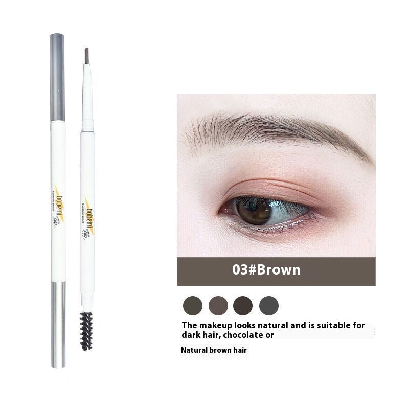 Waterproof Double-Headed Eyebrow Pencil - Sweat-Proof, Durable Makeup Tool