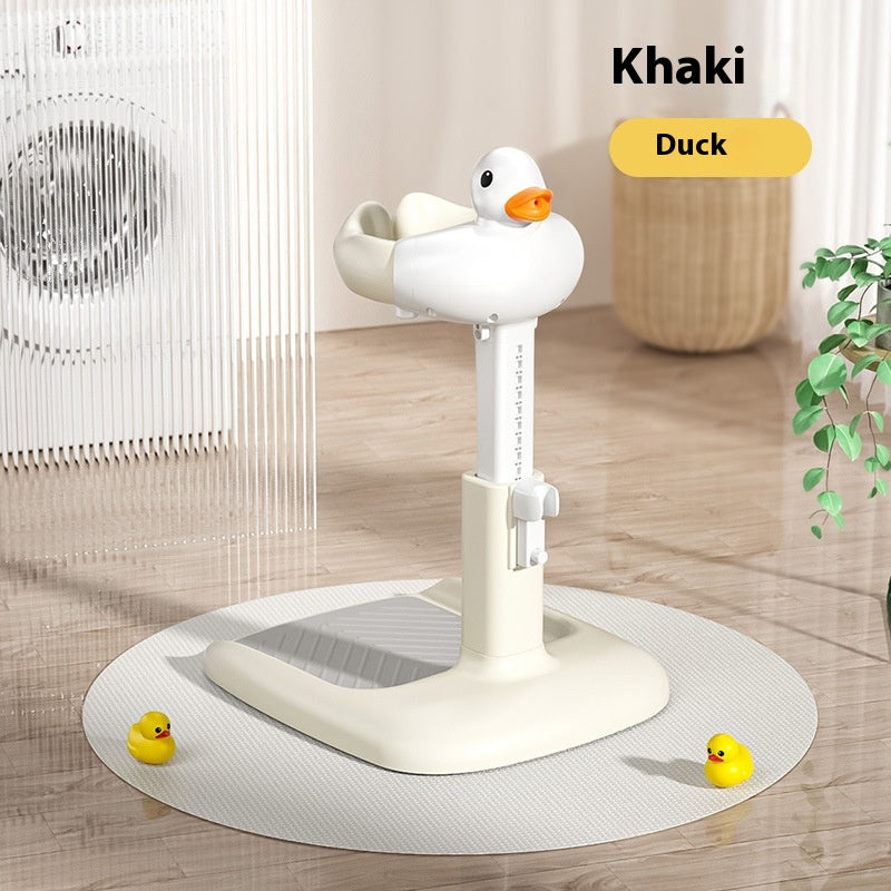 Child Standing Bath Rack with Anti-Slip Feet and Foldable Design