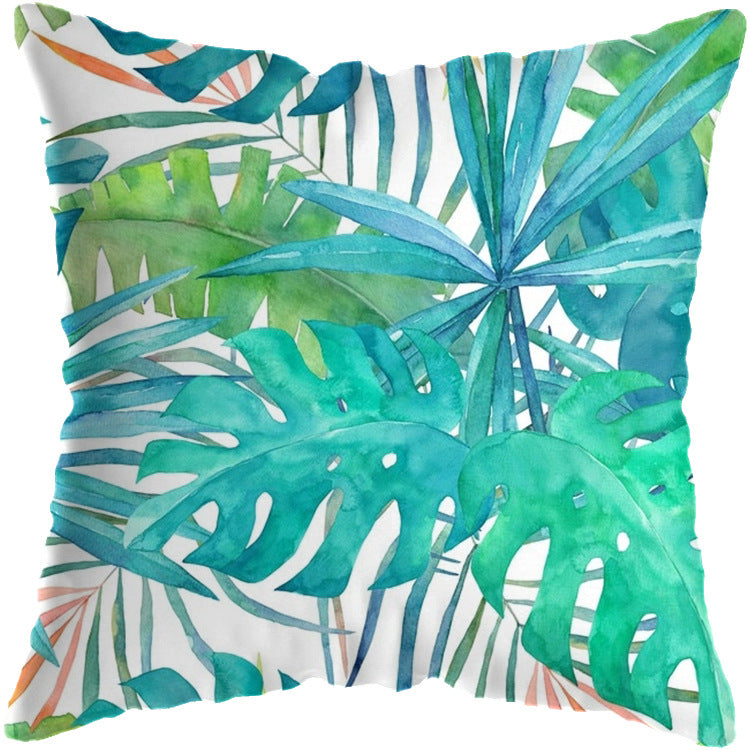 Tropical Plant Cushion Cover for Sofa Living Room Home Decor 45x45cm