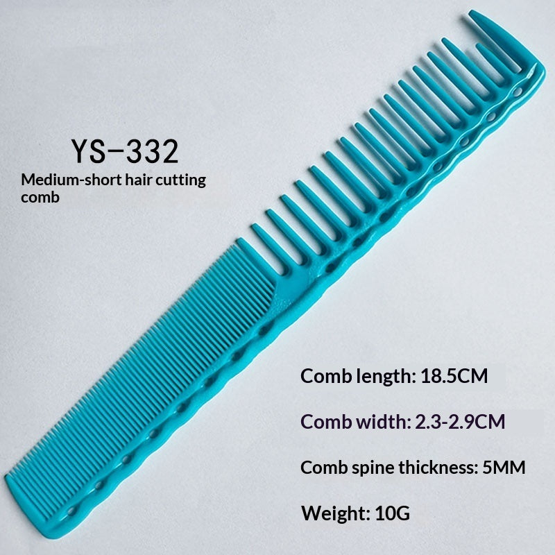 Double-Ended Hair Comb with Fine & Coarse Teeth - Multiple Colors