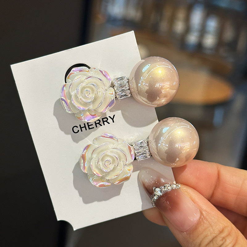 Mermaid Flower Pearl Hairpin Barrette