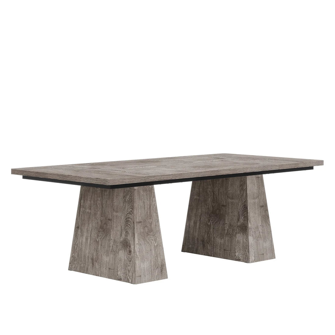 Modern Executive Office Desk - Gray 63" Computer Workstation