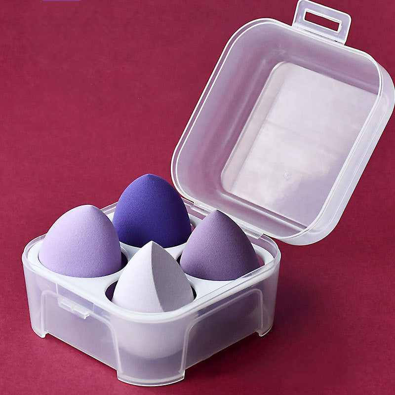 Hydrophilic Makeup Egg Sponges Set for Wet & Dry Application - 4 Pack