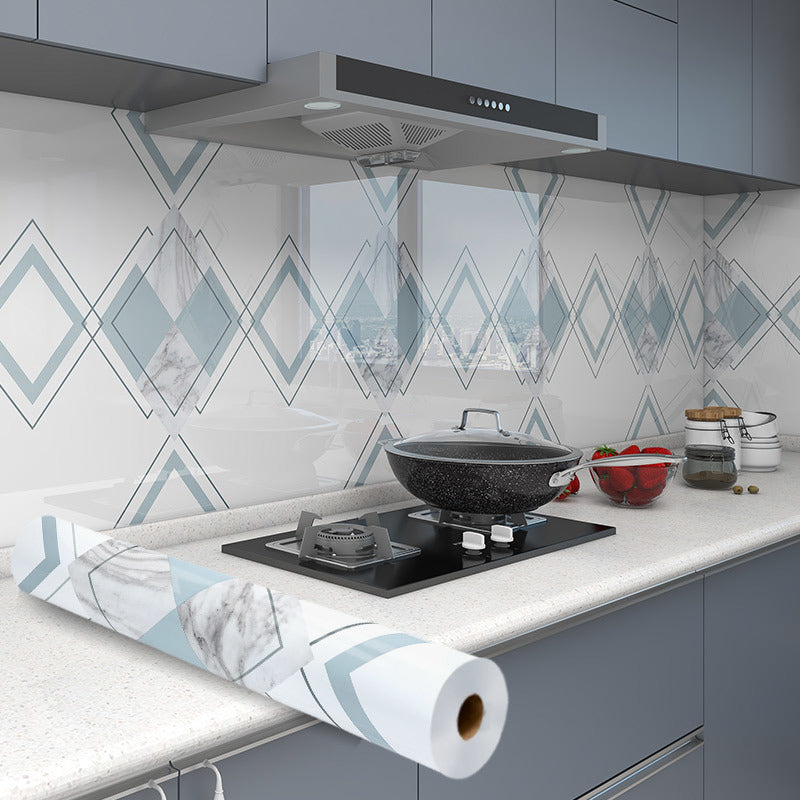 Self-Adhesive Waterproof Kitchen Sticker Set - Thickening Oil-Proof Wall Decals