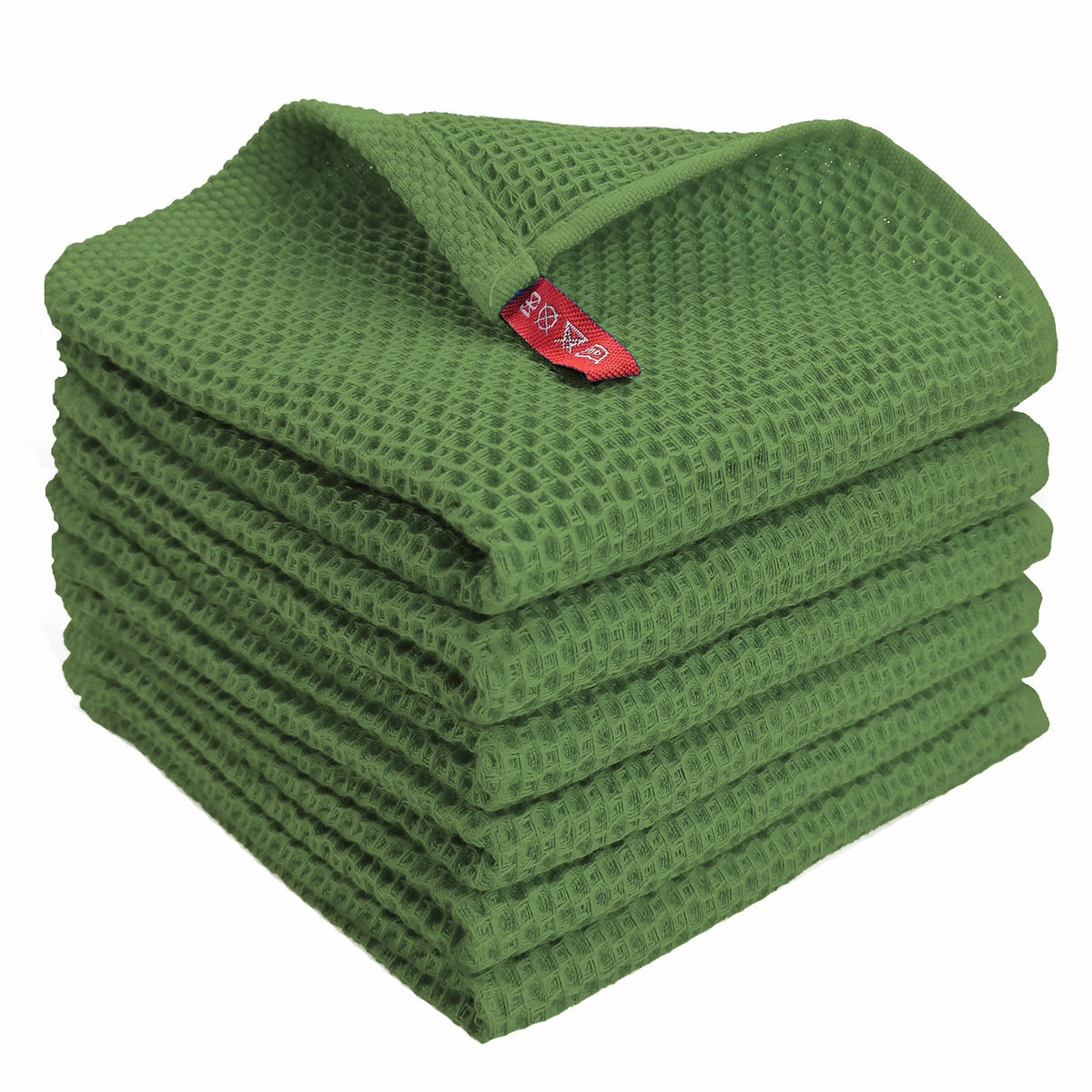 Cotton Honeycomb Dishcloths - Absorbent Thickened Kitchen Cleaning Cloths Set
