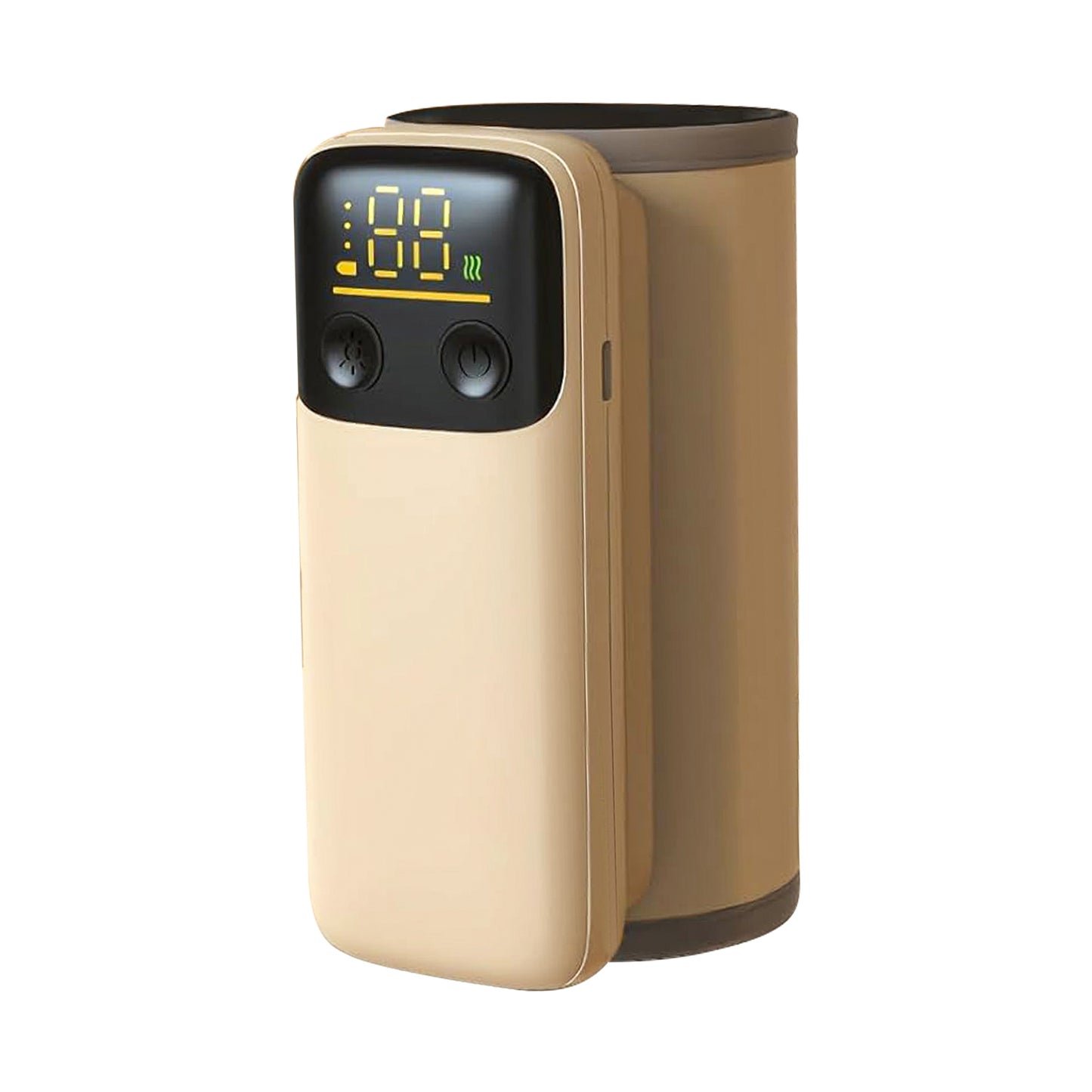 Portable Baby Bottle Warmer with Night Light - Travel & Home Use, 6 Heating Levels