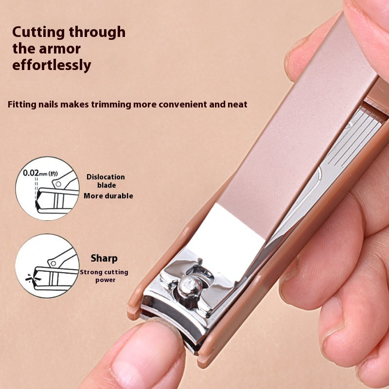 Nail Clippers Set 6 Pieces Anti-Splash Large Opening Manicure Tool