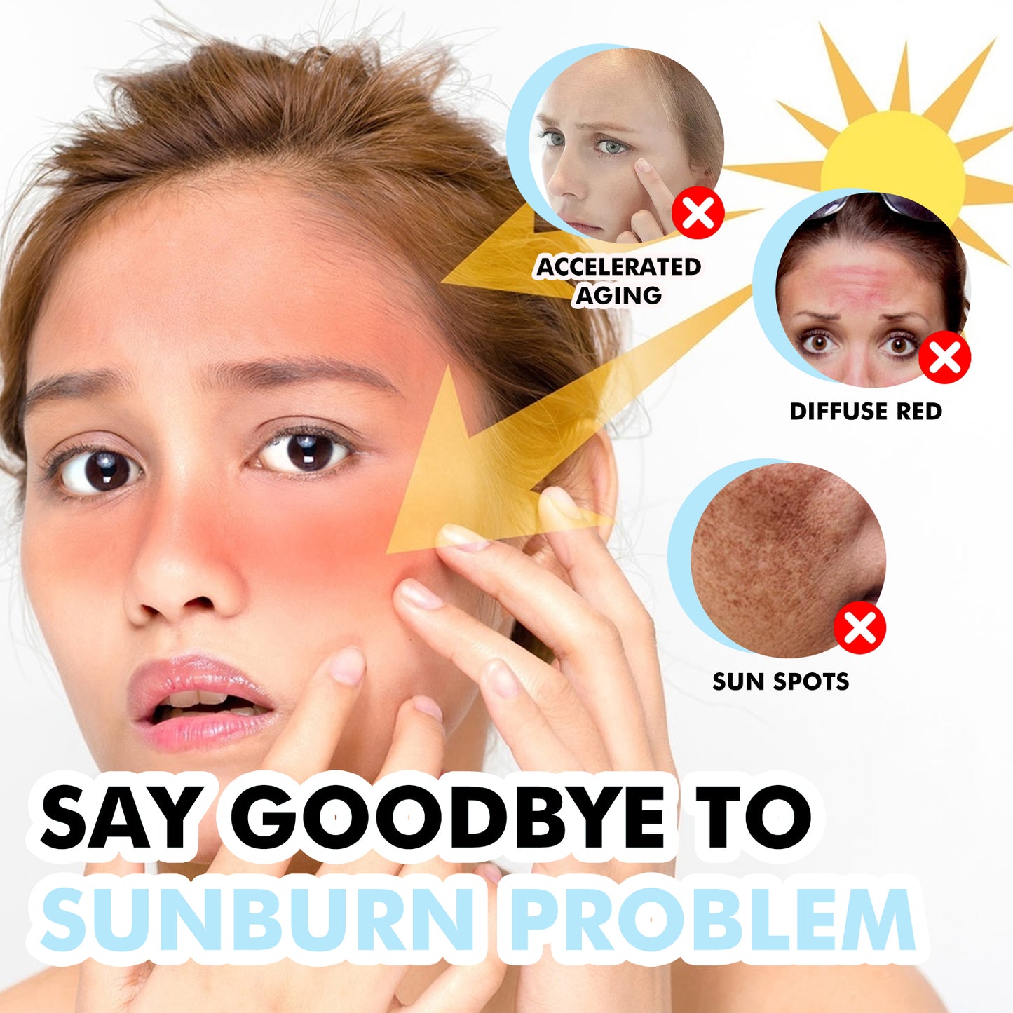 Hyaluronic Acid Sun Protection Stick - Moisturizing Facial & Body Sunscreen