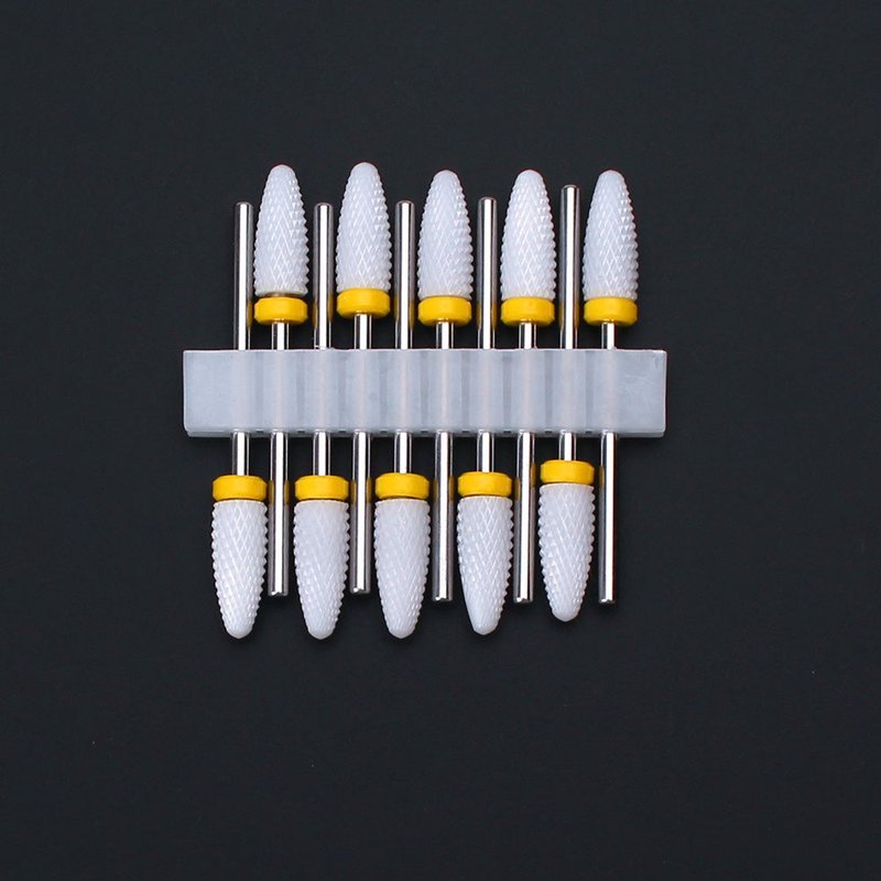 Ceramic Nail Drill Bit Set - Exfoliating & Polishing Tool