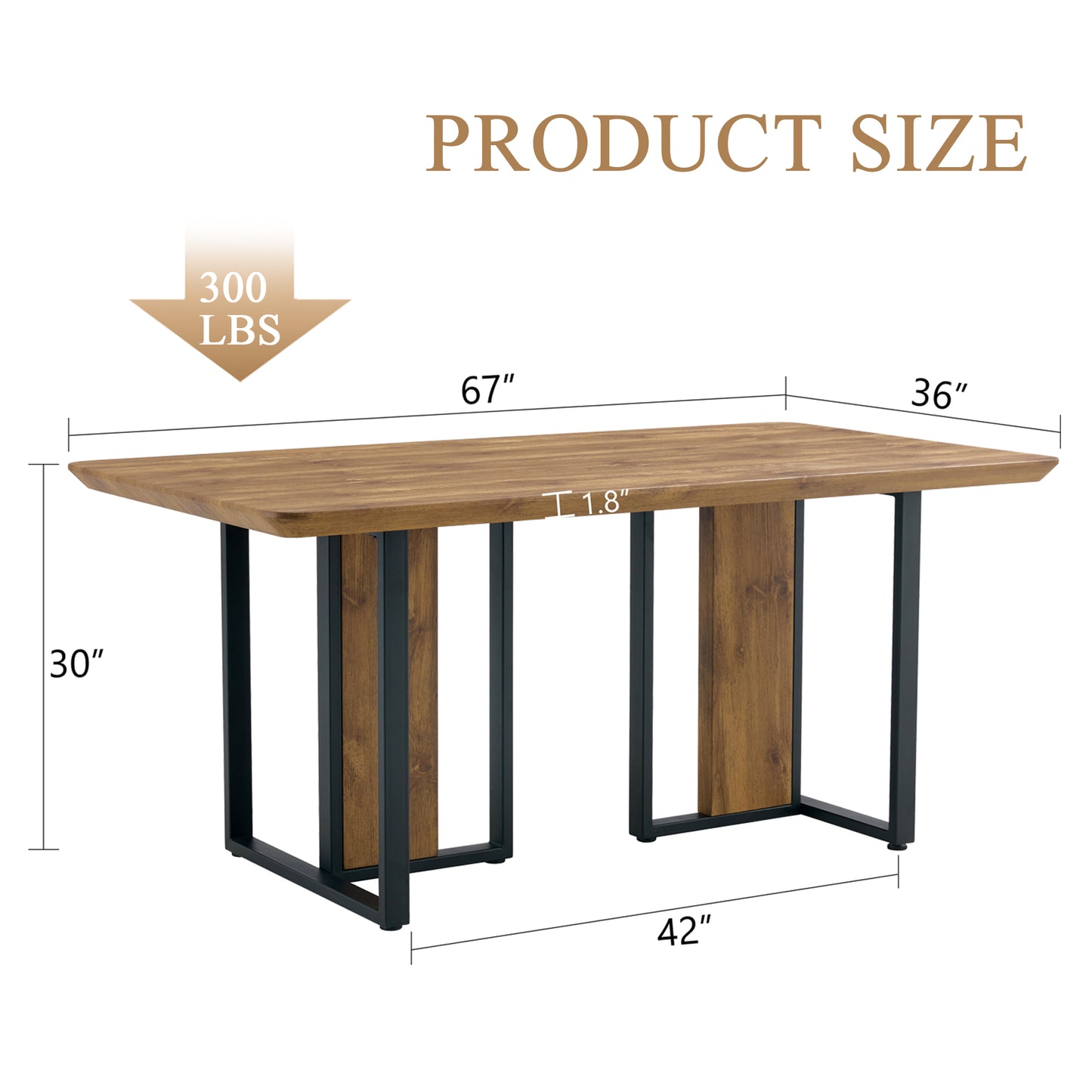 Modern Minimalism And Luxurious Wood Rectangular Patterned Dining