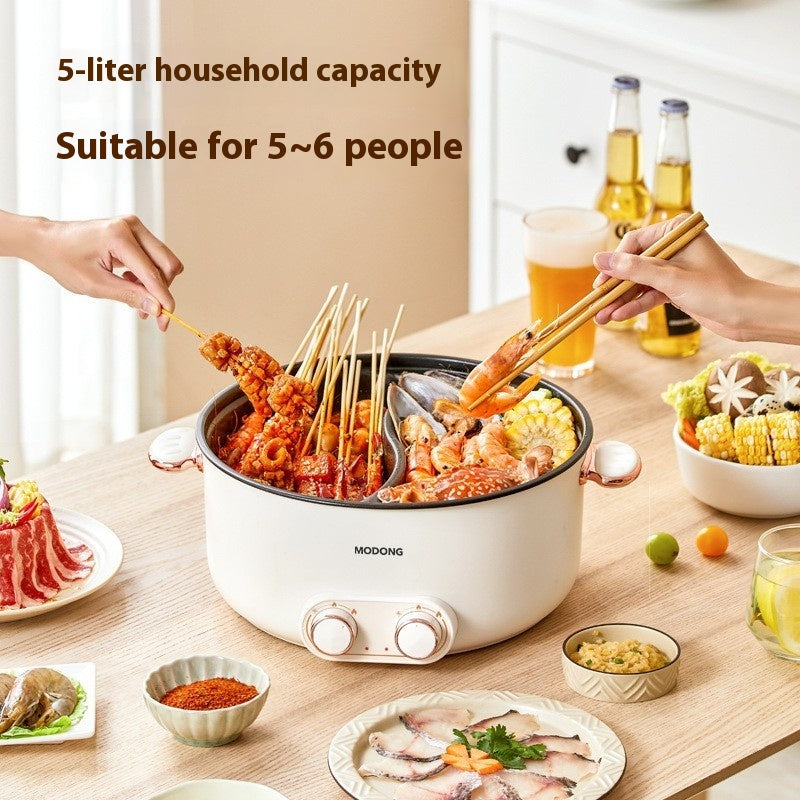 Large Capacity Electric Chafing Dish with Multi-Functional Heating for Home & Kitchen