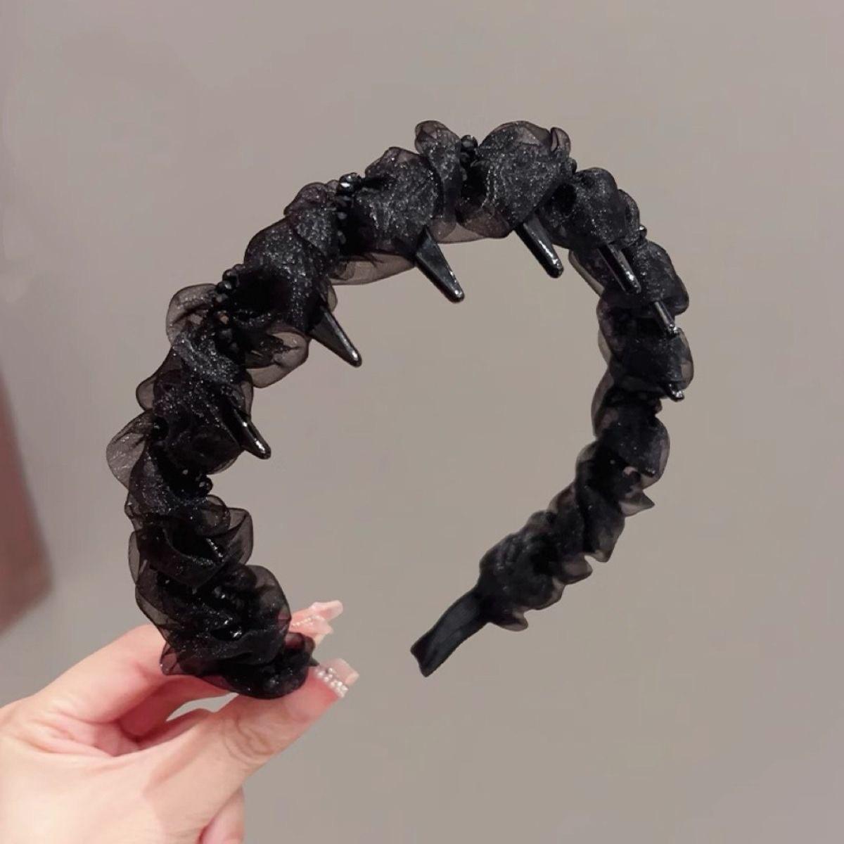 Non-Slip Ruffled Trim Headband for Women - Hair Accessories