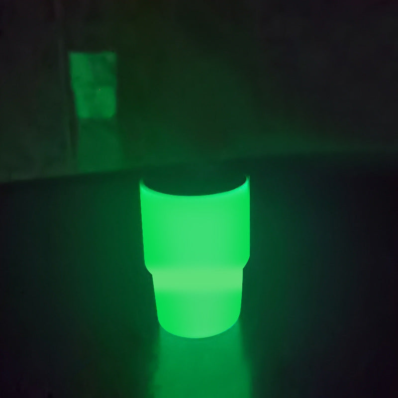 Mini Stainless Steel Insulated Cup Fluorescent Green 3oz - Luminous Drinkware