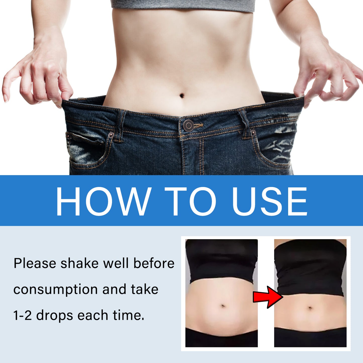 Natural Body Contouring Drops - Herbal Toning and Energy Support