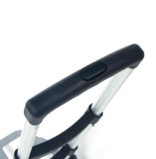 Portable Foldable Luggage Cart Trolley with Telescopic Handle - Black