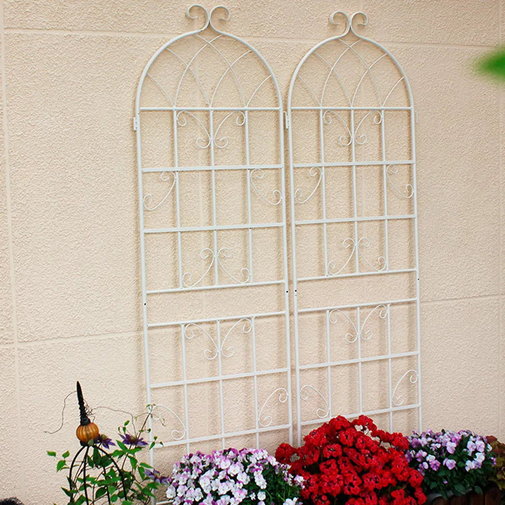 Metal Garden Trellis - 71" x 19.7" Rustproof Support for Climbing Plants
