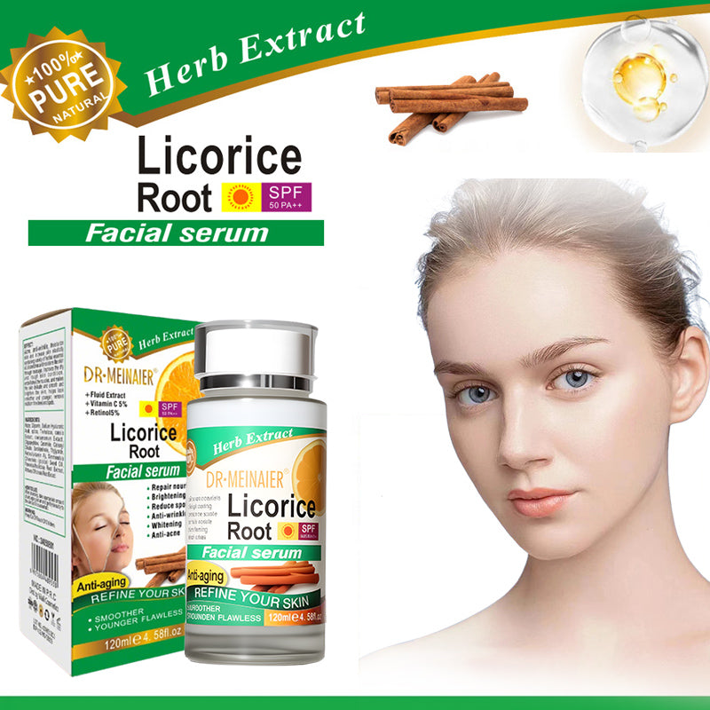 Licorice Root Anti-Aging Facial Serum with SPF 50 PA++ - 120ml